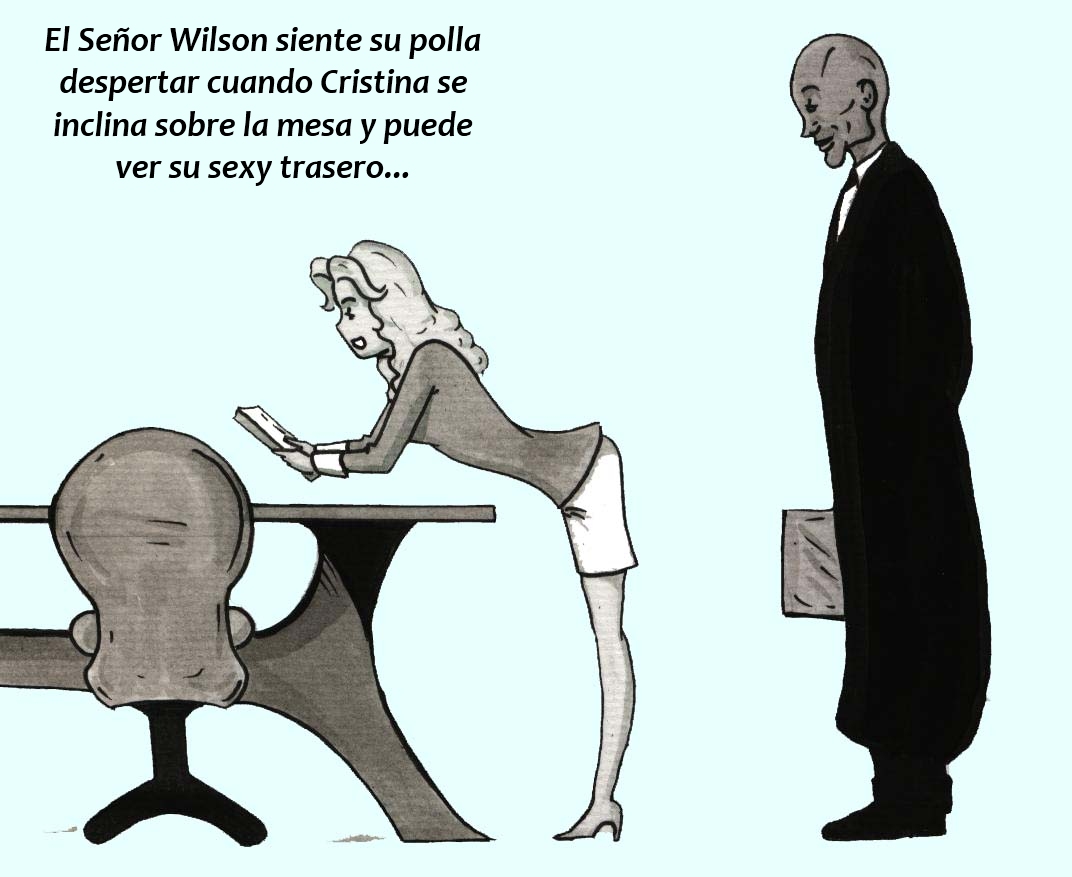 CRISTINA EN LA OFICINA image number 5