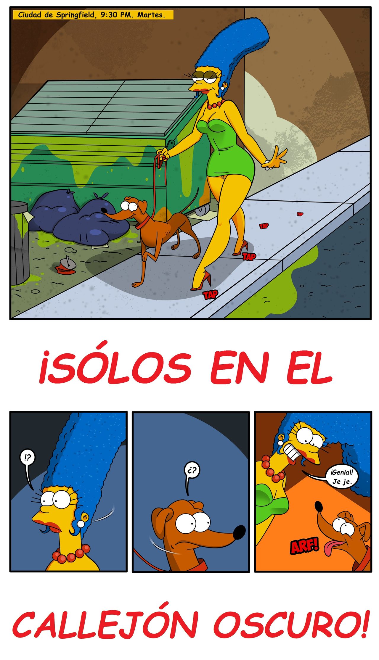 Simpsons xxx - Sólos en el callejón image number 1