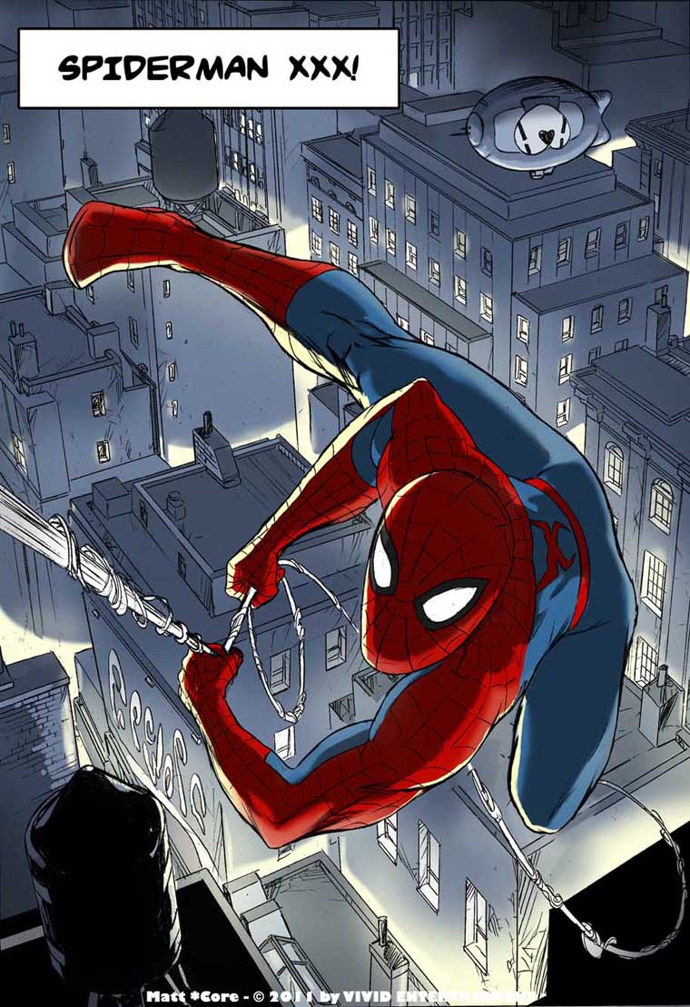 Spider-man porn parody image number 4