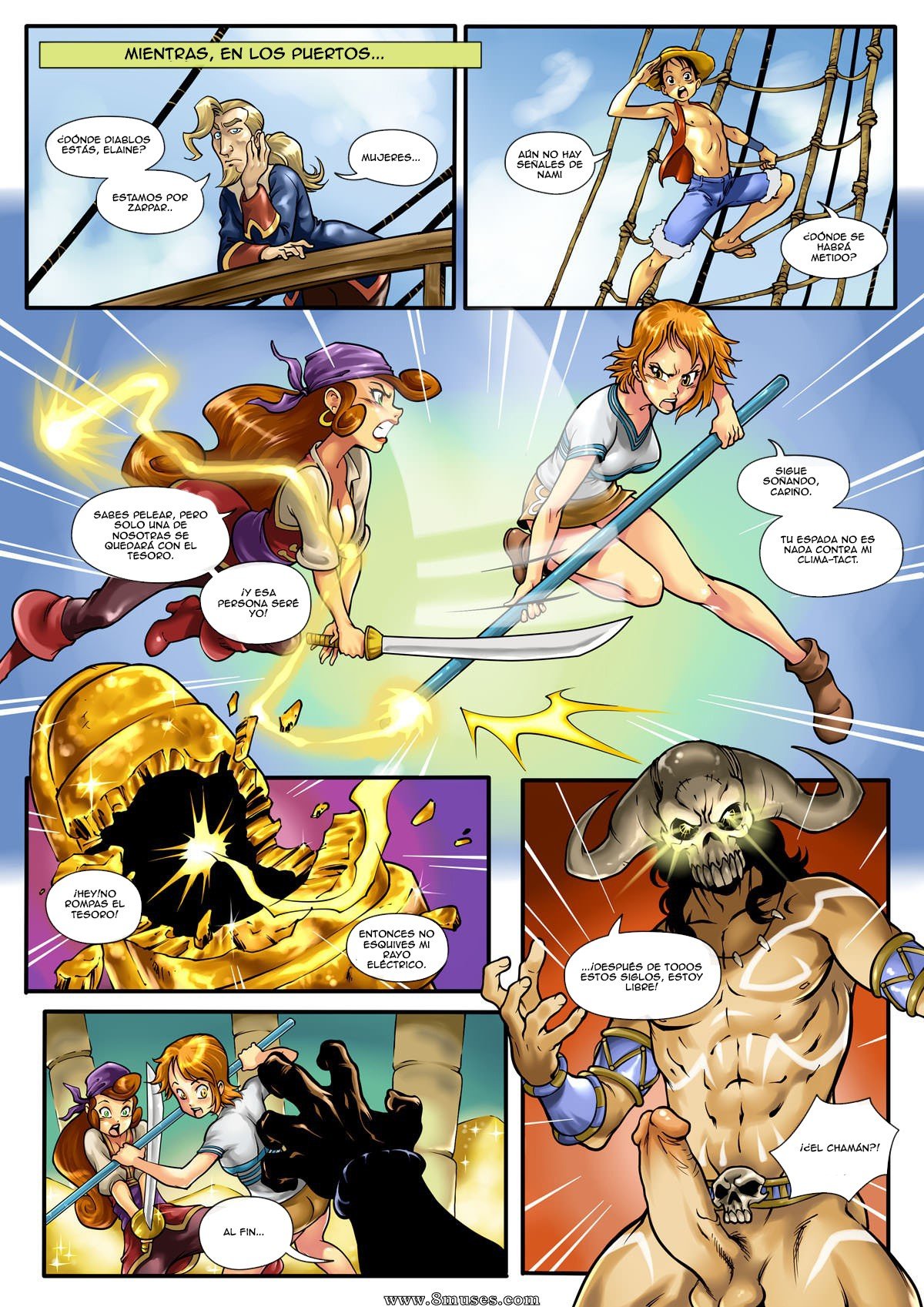 Hot Duels 3 - Nami Vs Elaine image number 2