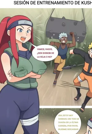 Sesion de entrenamiento con Kushina