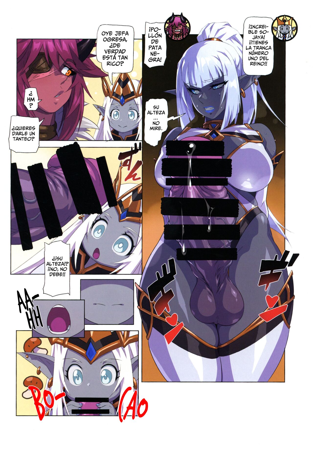 Ogresas Contra Elfas Oscuras ~ La Gesta de La Gestación - Ogre tai Dark Elf Ogre Hanshoku Dai Sakusen image number 11