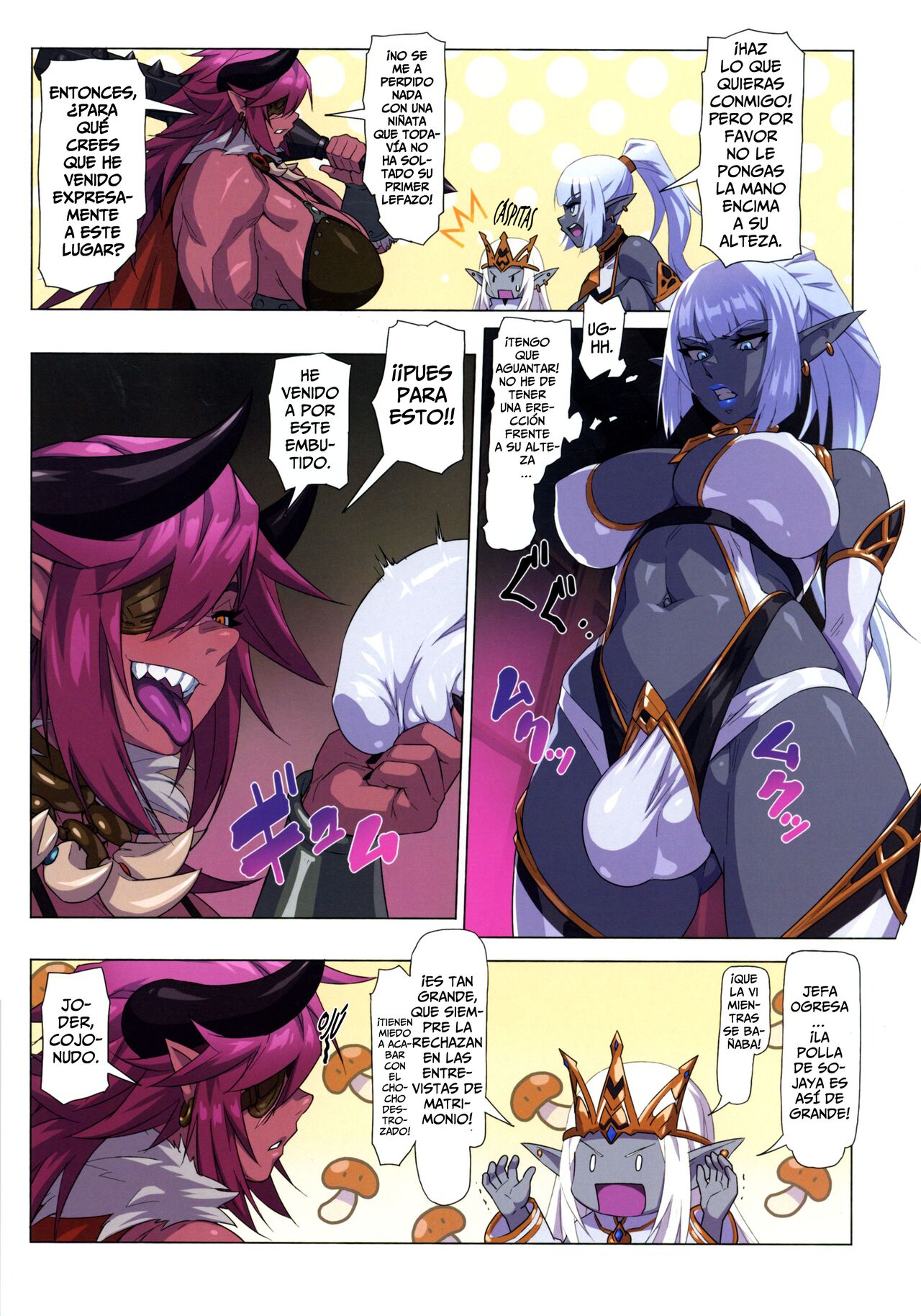 Ogresas Contra Elfas Oscuras ~ La Gesta de La Gestación - Ogre tai Dark Elf Ogre Hanshoku Dai Sakusen image number 8