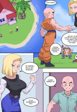 Android 18 x Krillin
