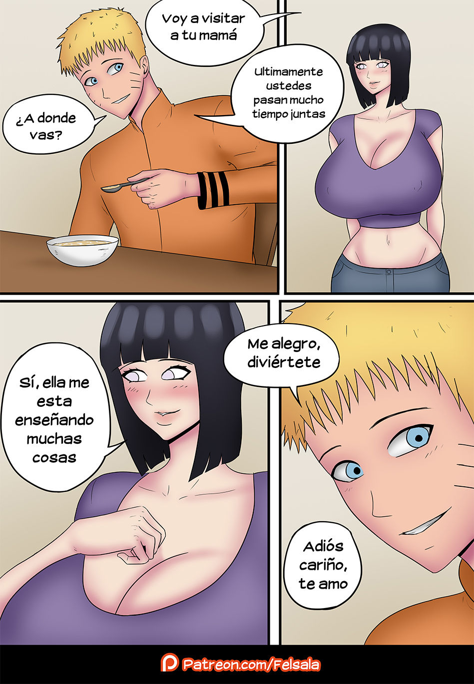 Kushina ayuda a Hinata image number 31