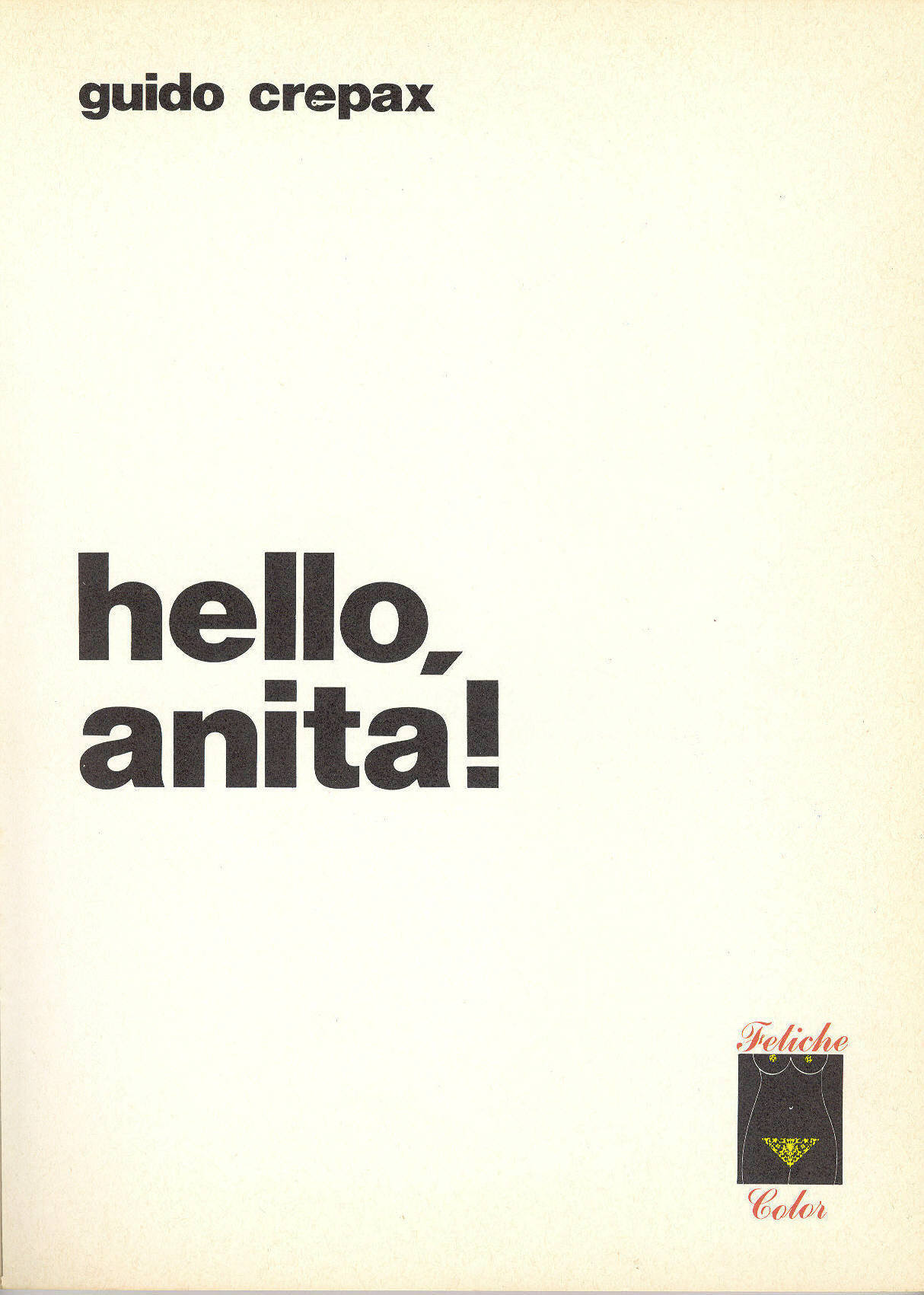 Guido Crepax - Hello, Anita! image number 3