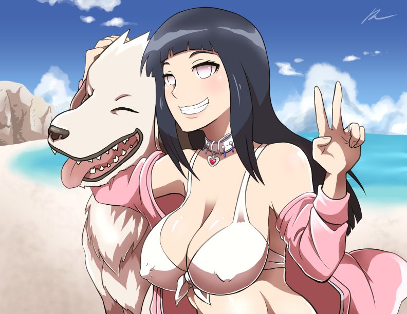 Hinata loves Akamaru image number 14