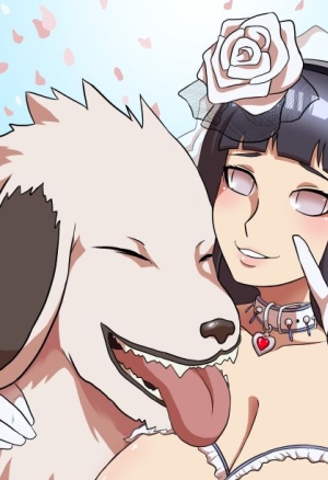 Hinata loves Akamaru