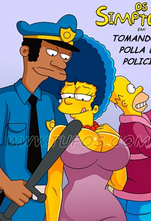 Simpsons xxx - Tomando la polla del policia