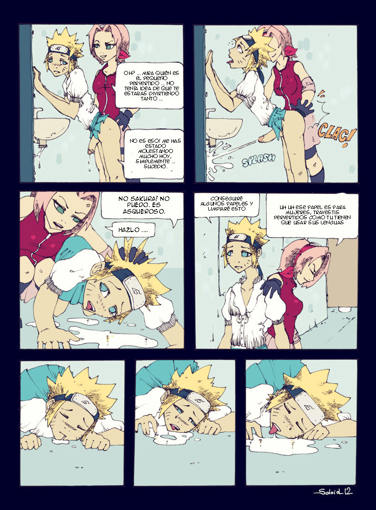 Naruto and Futa!Sakura Comic image number 3