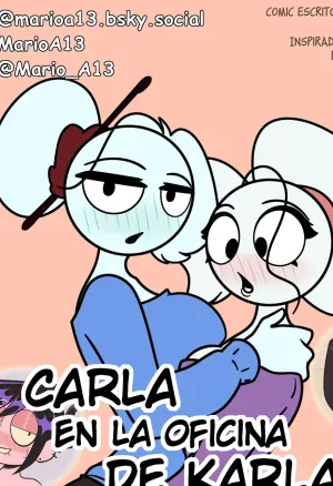 Carla en la Oficina de Karla  marioare13