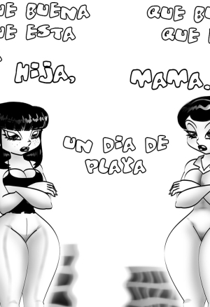 Que buena que esta la hija, que buena que esta la mama - Un dia de playa